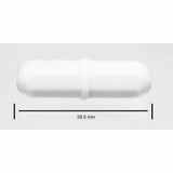 (93-135) Magnetic Stir Bar Octagon, White 1 Stir Bar/Unit