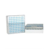 (27-214) 100-Well CryoRack w/Lid White, w/ Numeric Grid 1 Rack/Unit