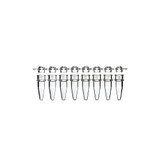 (22-705) 8-well PCR Strip Tubes&Caps Clear, Polypropylene Box of 125 Tubes & Caps/Unit