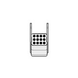 (86-556) 12 x 1.5/2ml Adapters For 100ml Rectangular Buckets 2 Adapters/Unit