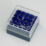 25-Place Cryo Box with Lid for 1-1.8ml Tubes