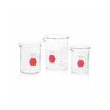 KIMBLE® Griffin Beakers, Pink, Low-Scale