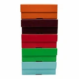 100-Place Hinged Cardboard Freezer Box - 5/Unit