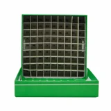 100-Place Hinged Cardboard Freezer Box - 50/Unit