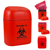 BenchBin™ Benchtop Biohazard Bin, 3L