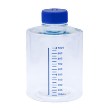 (25-390OS) Roller Bottles, 1000ml TC Treated Bottles, Vent Cap 24 Bottles/Unit