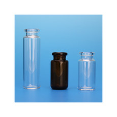 10 mL Headspace Vials, 23 x 46 mm, Flat Bottom, Beveled Crimp Top