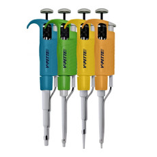 (33-414) V-Pette Pipettor Starter Kit Includes 4 Colored V-Pettes 4 Pipettors/Unit