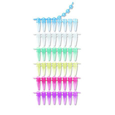 (22-161A) 8-well PCR Tubes, Assorted Ultra Thin Wall Box Of 125 Strips/Unit