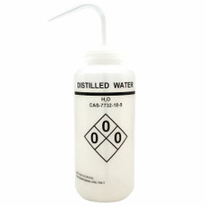 (75-194) 1000ml Labeled Wash Bottle - D LDPE, Self-Venting 1 Bottle/Unit