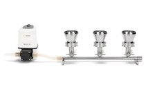 (60-1455) Microsart 3 Place Manifold 100ml, Stainless Steel 1 Manifold/Unit