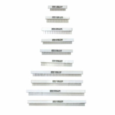 (33-612C25) 23cm Gel Comb 25 Teeth, 1.0mm Thick 1 Comb/Unit