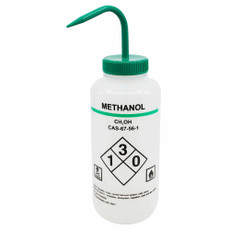 (75-197) 1000ml Labeled Wash Bottle - M LDPE, Self-Venting 1 Bottle/Unit