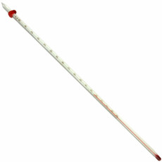 Safety Thermometer, Red Non-Toxic. Total Immersion 10 Thermometers/Unit