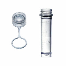 (27-283) 2.0mL Screw Cap Tubes w/O-Ring Tethered Caps Attached 500 Tubes/Unit