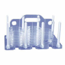 (93-117) 100mm Petri Dish Rack Holds up to 54 Dishes 1 Rack/Unit