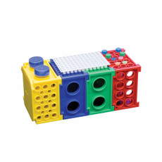 (27-116) Revolver Rack Workstation Blue,Green,Red,Yellow 4 Racks/Unit
