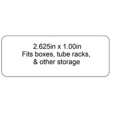Diversified Biotech Laser Cryo-Tags®, 2.625in x 1.00in