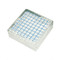 (27-213) 81-Well CryoRack w/Lid White, w/ Numeric Grid 1 Rack/Unit