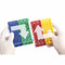 (27-115) SlipLock Flipper Mini Workstat Blue,Green,Red,Yellow 4 Racks & 2 Lids/Unit