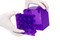 (93-227) Transformable Cube Tube Rack 1 Purple 5 Boxes/Unit