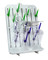 (93-242) Lab Drying Rack Set Wall/Bench Grey/Green/Blue 1 Rack/Unit