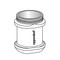 (86-730) 1 x 175-225ml Bottle Adapters For 250ml Round Buckets 2 Adapters/Unit