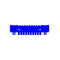 (45-102MC10W) 10 Tooth Comb, 2mm Thick 15 x 15cm Gel Box Accessory 1 Comb/Unit