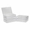 (30-135) Blotting Boxes, Extra Large, Clear 15.2 x 10.2 x 3.2cm 5 Boxes/Unit