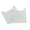 (45-108N) Notched Glass Plate, 10 x 10cm 2mm Thick 2 Plates/Unit