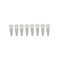 (22-161G) 8-well PCR Tubes, Green Ultra Thin Wall Box Of 125 Strips/Unit