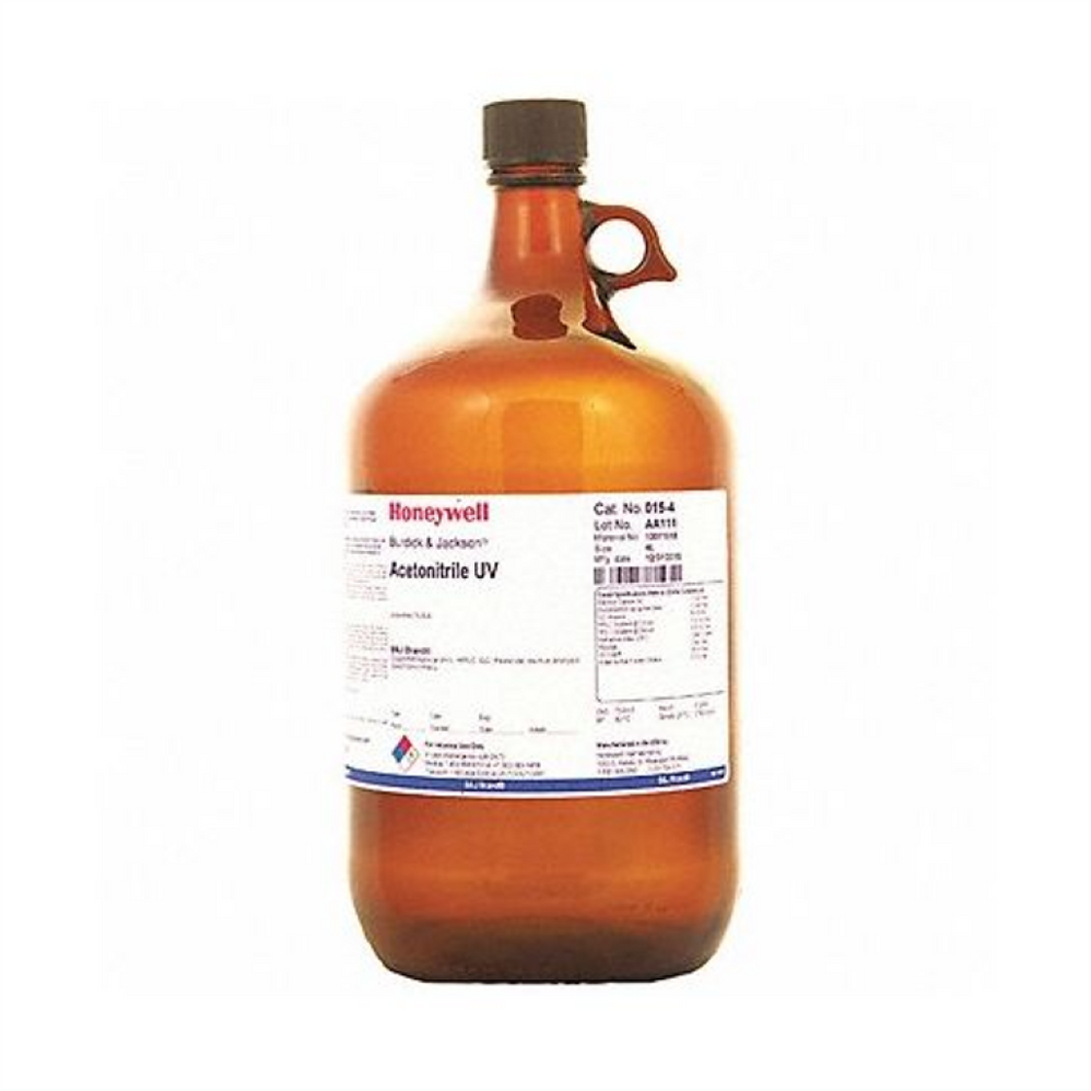 (71-501) Acetonitrile, 100%, Trace Metal Grade, 4 L 4 L/Unit