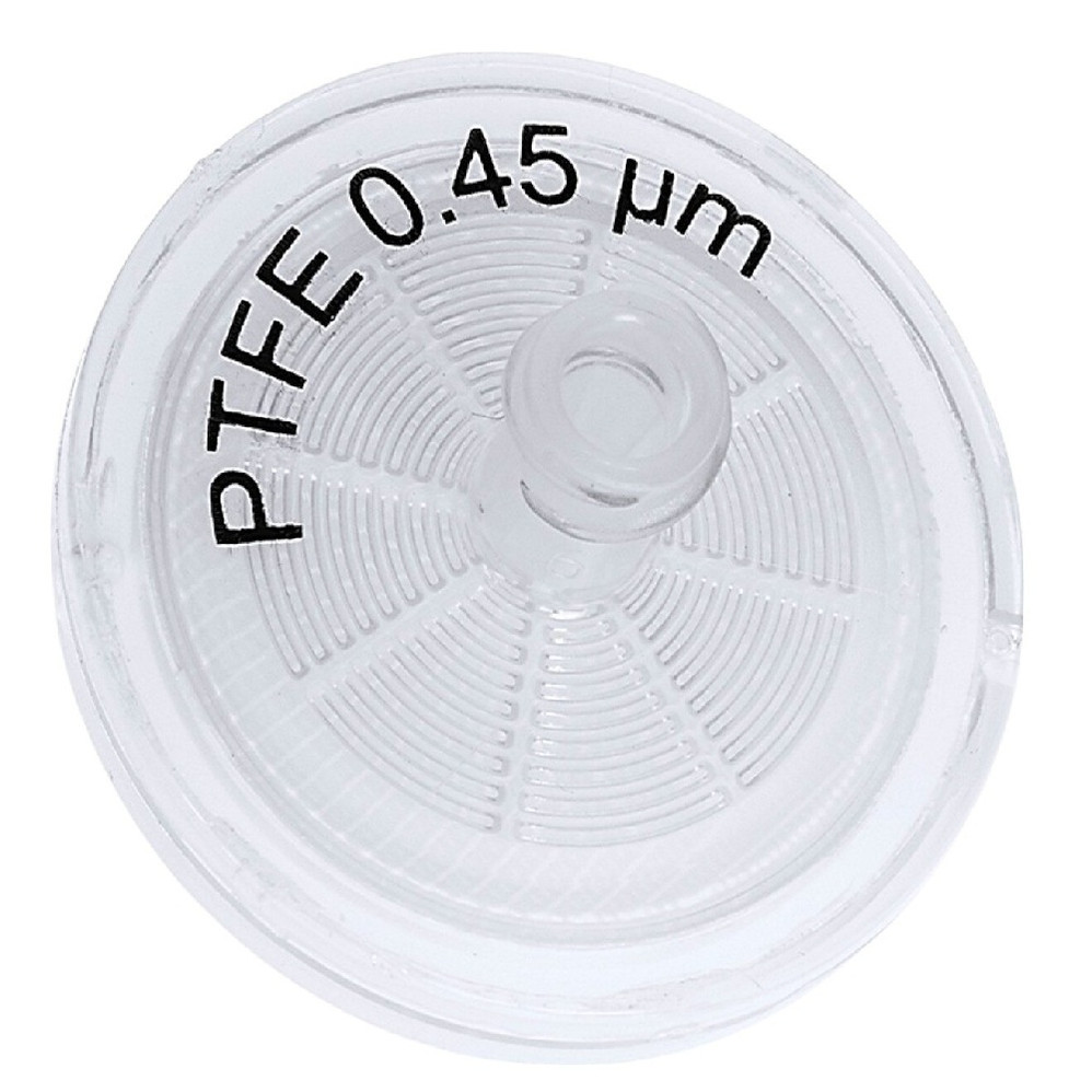 (96-027) Syringe Filters, PTFE 0.45µm 25mm, non-sterile 500 Filters/Unit