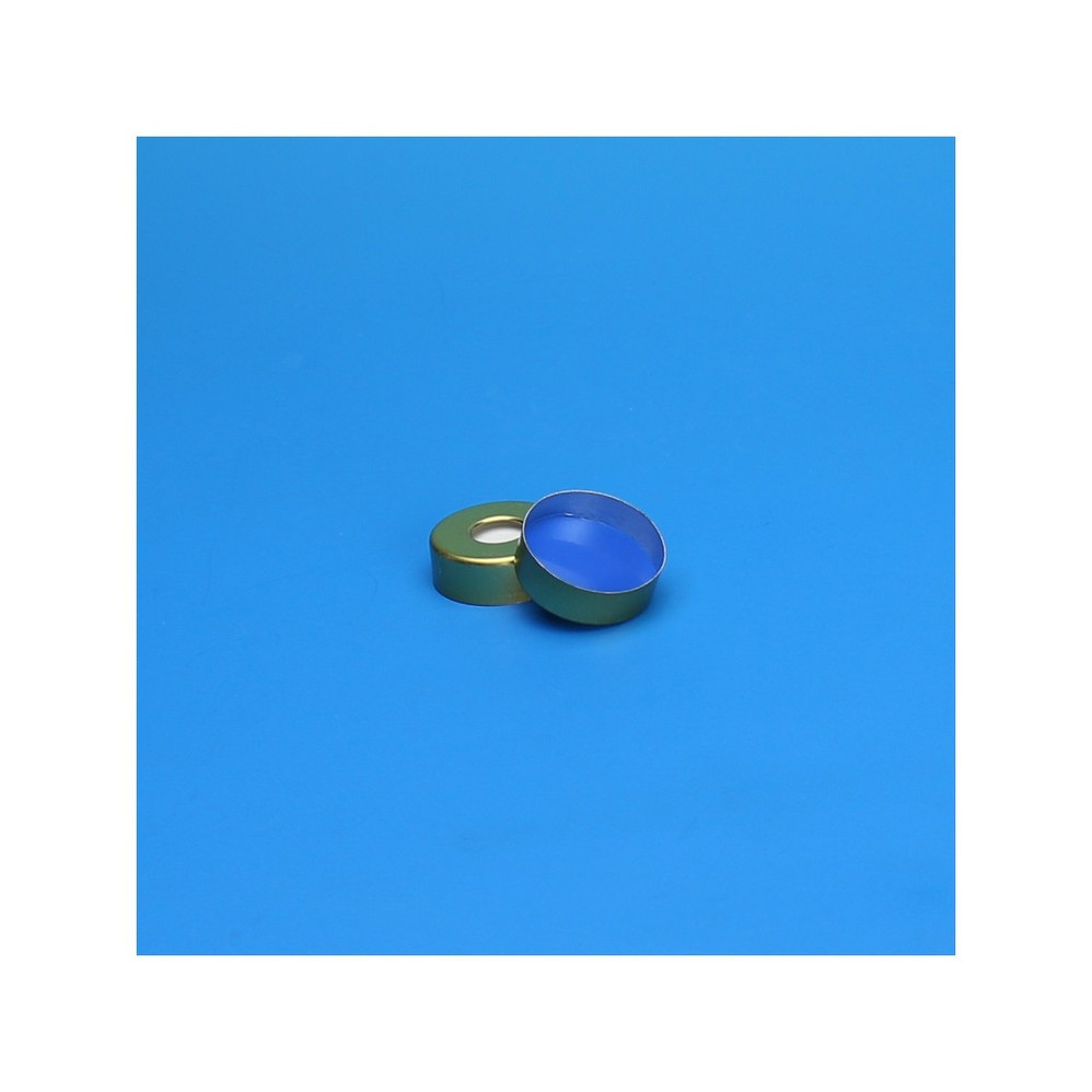 (88-430SP) 20mm Gold Magnetic Seal, 8mm Hole 0.060 in. PTFE/Silicone, SPME 100 Seals/Unit