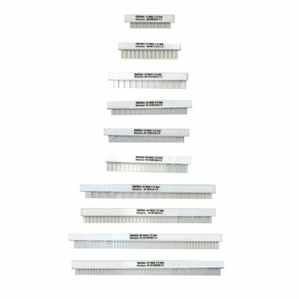 (33-612C25) 23cm Gel Comb 25 Teeth, 1.0mm Thick 1 Comb/Unit