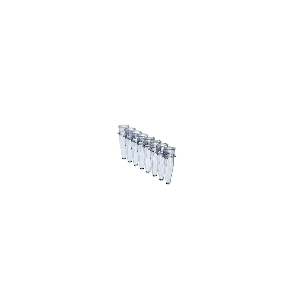 (27-425) 8-well PCR Strip Tubes, Clear Ultra Thin Wall Box Of 125 Strips/Unit