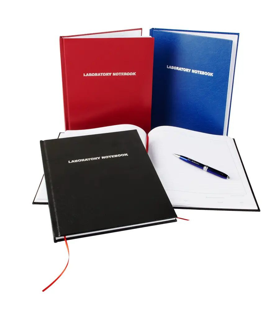 (93-253) Laboratory Notebook 100-pages Black 12 Notebooks/Unit