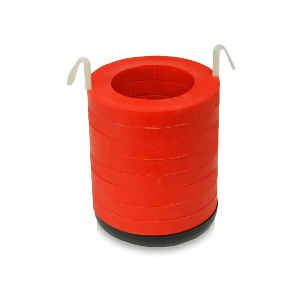 (95-497) Adapter Red 62mm 1-Hole JS Rotor Accessory 1 Adapter/Unit