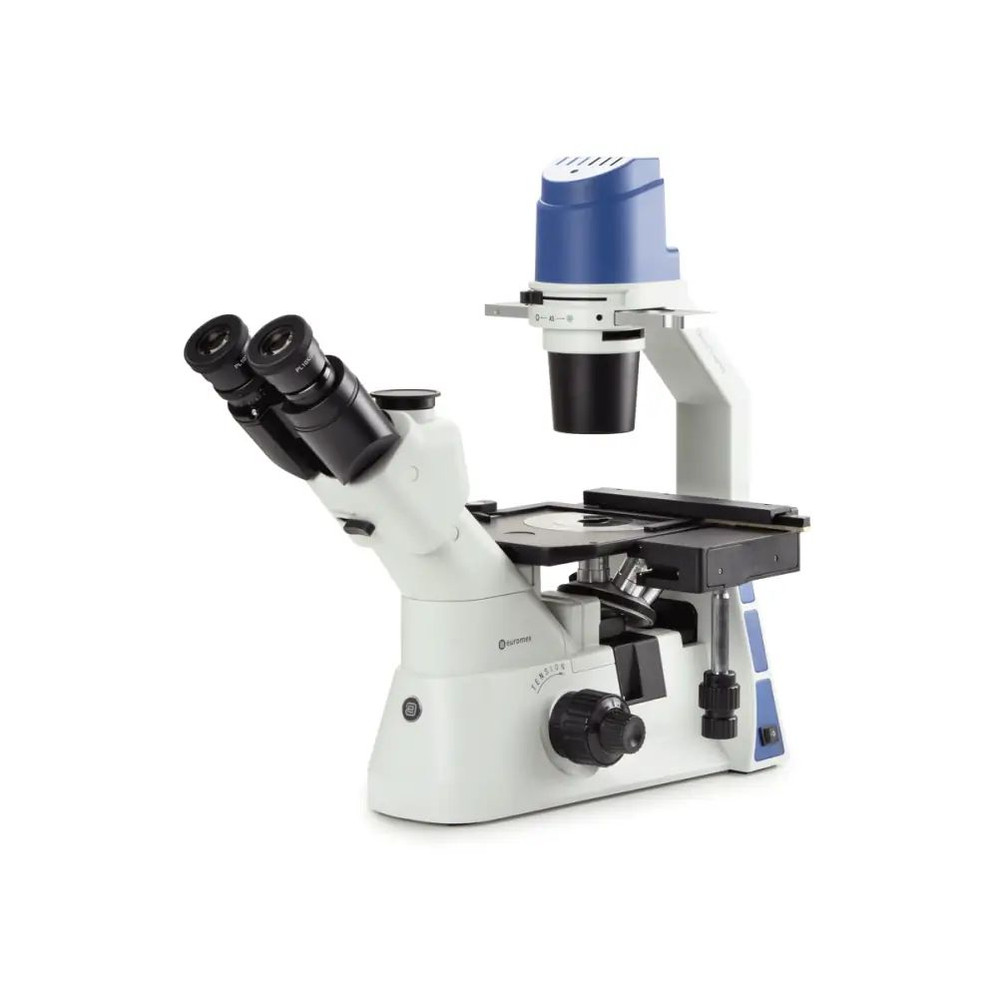 (68-118) Oxion Trinocular Microscope Inverted Plan PH IOS 1 Microscope/Unit