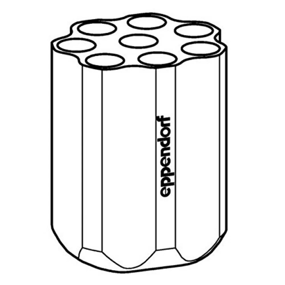 (86-727) 8 x 15ml Conical Adapters For 250ml Round Buckets 2 Adapters/Unit