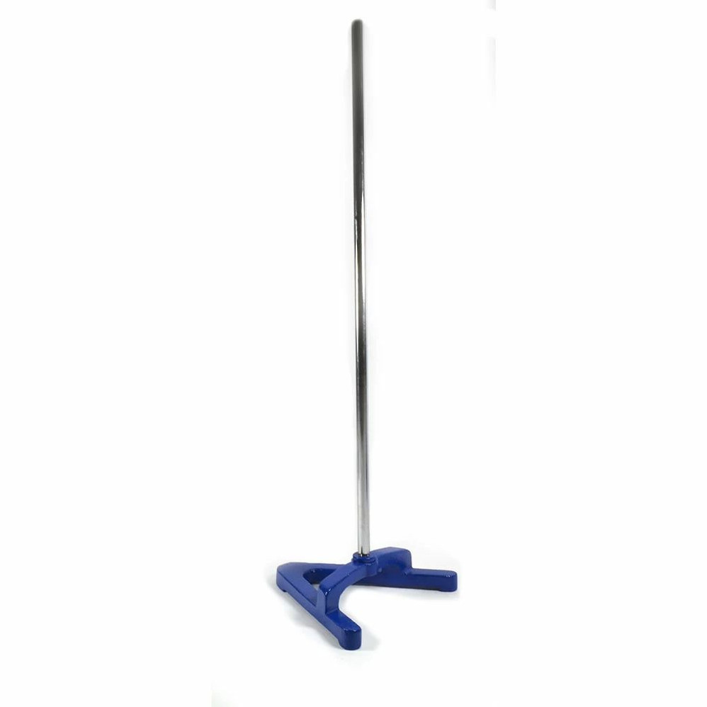 (75-224) Retort Stand, A-Base, 28cm, 2. w/ 70cm Rod 1 Stand/Unit