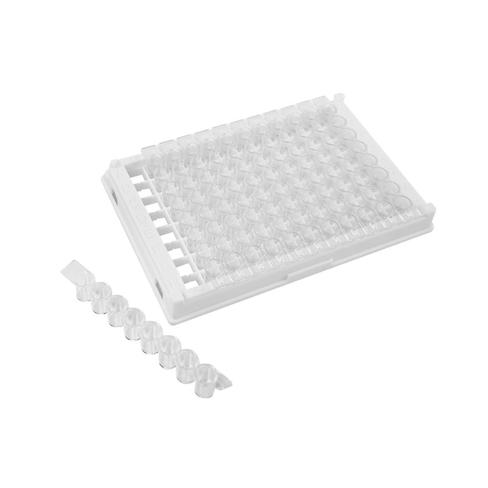 (25-175) 96-Well ELISA Plates, High-Binding Detachable, Flat, 12x8-Strips 10 Plates/Bag, 200/Unit