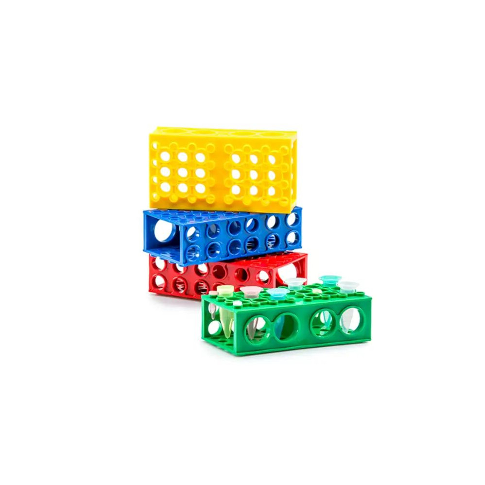 (27-211A) 4-Way Flipper Rack 5ml, Assorted Colors 4 Racks/Unit