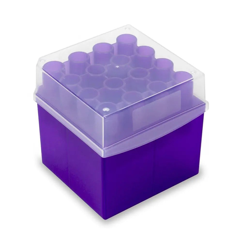 (93-227) Transformable Cube Tube Rack 1 Purple 5 Boxes/Unit