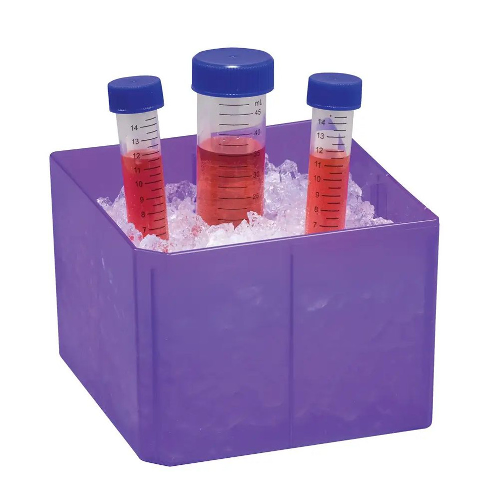 (93-227) Transformable Cube Tube Rack 1 Purple 5 Boxes/Unit