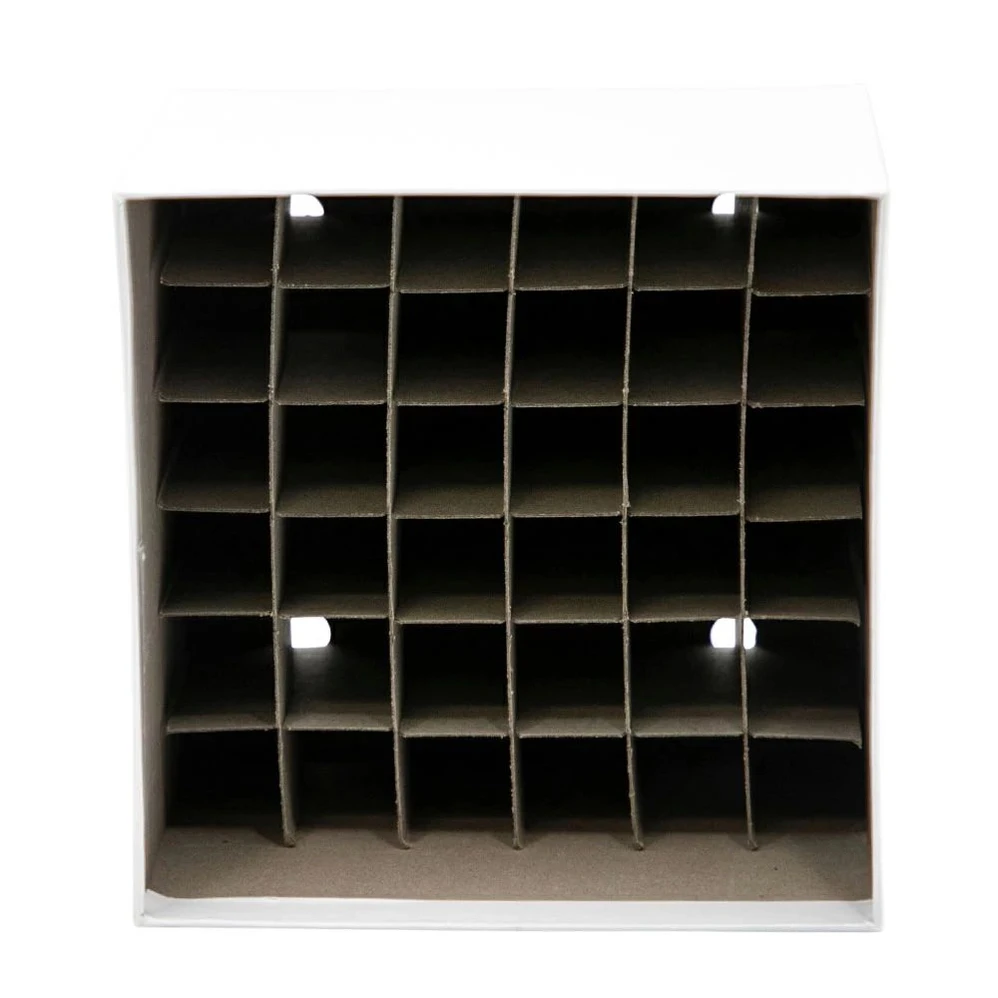 (27-330) Cardboard Box fo 15ml Centri Holds 36 15ml Tubes 1 Box/Unit