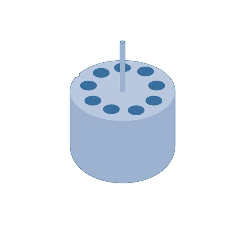(95-952) ADAPTER TUBE MICROFUGE 9X2 ML 9 tubes per adapter pk 2 2 Adapters/Unit