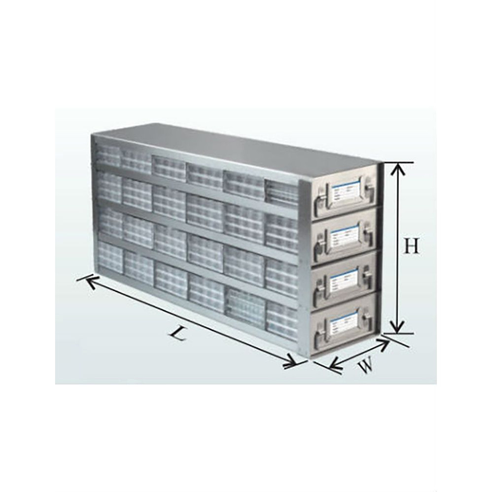 (27-461) Rack for 80 Place Tube Boxes 12 Place Freezer Rack 1 Rack/Unit