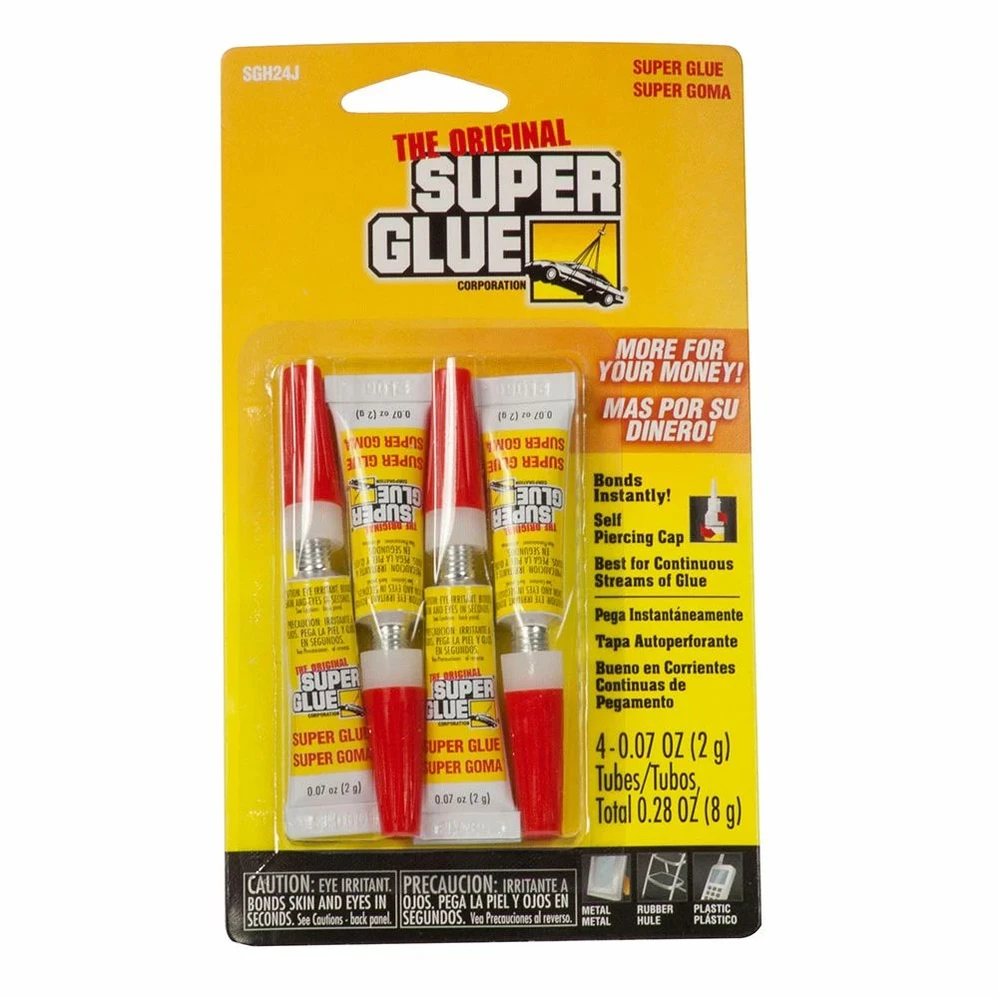 (88-131) Super Glue Adhesive 4 Tubes/Unit