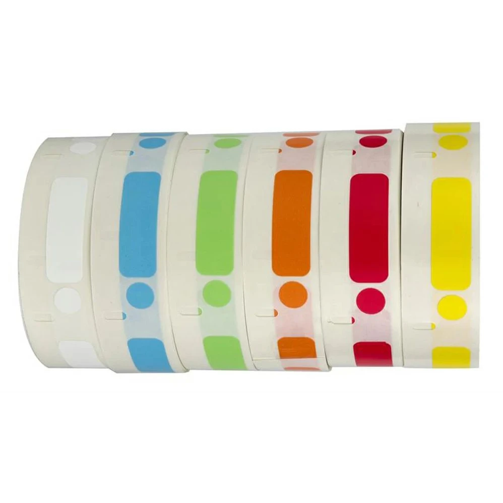 (89-173) DT Cryo-Tags & Spot Combo, Rol 1.5/2.0ml Tubes, White 500 Sets/Unit
